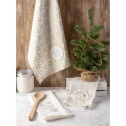 DII® Assorted Winter Sparkle Embellished Dishtowel Set 15 DII® Assorted Winter Sparkle Embellished Dishtowel Set -Michaels X-Mas Decor D539929S 5