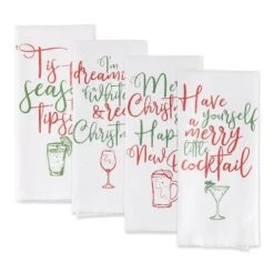 DII® Assorted Tipsy Glitzy Christmas Dishtowel Set 14 DII® Assorted Tipsy Glitzy Christmas Dishtowel Set -Michaels X-Mas Decor D539933S 2