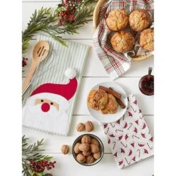DII® Santa Dishtowel Set -Michaels X-Mas Decor D539935S 8