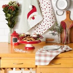 DII® Santa Dishtowel Set -Michaels X-Mas Decor D539935S 9