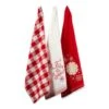 DII® Santa Chef Clause Kitchen, Let It Snow Dishtowel Set