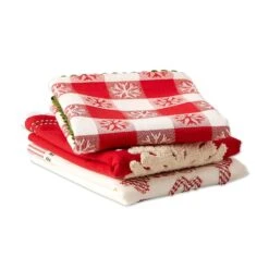 DII® Santa Chef Clause Kitchen, Let It Snow Dishtowel Set -Michaels X-Mas Decor D539936S 3