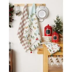 DII® Kitchen & Tabletop Jolly Tree Collection Dishtowel Set -Michaels X-Mas Decor D539938S 11