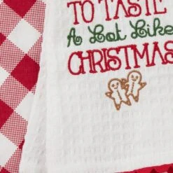 DII® Baking Spirits Bright Kitchen Towel Scarf -Michaels X-Mas Decor D539942S 6