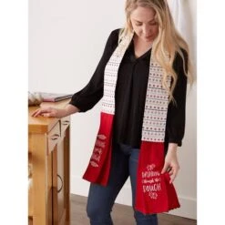 DII® Holiday Kitchen Towel Scarf 20 DII® Holiday Kitchen Towel Scarf -Michaels X-Mas Decor D539944S 6
