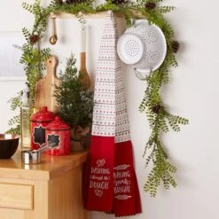 DII® Holiday Kitchen Towel Scarf 22 DII® Holiday Kitchen Towel Scarf -Michaels X-Mas Decor D539944S 8