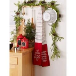 DII® Holiday Kitchen Towel Scarf 23 DII® Holiday Kitchen Towel Scarf -Michaels X-Mas Decor D539944S 9