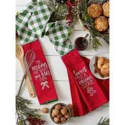 DII® Sweet Christmas Cookie Kitchen Towel Scarf -Michaels X-Mas Decor D539945S 5