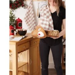 DII® Rudy Reindeer Potholder Gift Set -Michaels X-Mas Decor D539947S 9