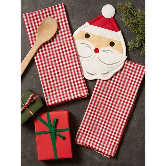 DII® Jolly Santa Potholder Gift Set 13 DII® Jolly Santa Potholder Gift Set - Image 11