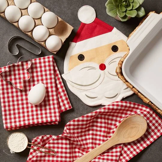 DII® Jolly Santa Potholder Gift Set 12 DII® Jolly Santa Potholder Gift Set - Image 10