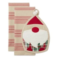 DII® Winter Gnome Potholder Gift Set 15 DII® Winter Gnome Potholder Gift Set -Michaels X-Mas Decor D539951S 1 1