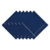 DII® Blue With Silver & Gold Border Napkins, 6ct. -Michaels X-Mas Decor D539991S 1