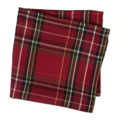 DII® Holiday Metallic Plaid Napkins, 6ct. -Michaels X-Mas Decor D539996S 7