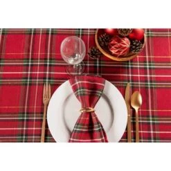 DII® Holiday Metallic Plaid Napkins, 6ct. -Michaels X-Mas Decor D539996S 9