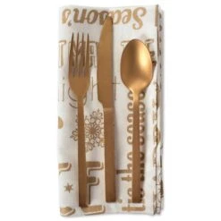 DII® Gold Christmas Collage Napkins, 6ct. 24 DII® Gold Christmas Collage Napkins, 6ct. -Michaels X-Mas Decor D539999S 10
