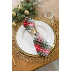 DII® Christmas Plaid Napkins, 6ct. 15 DII® Christmas Plaid Napkins, 6ct. -Michaels X-Mas Decor D540002S 4