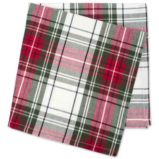 DII® Christmas Plaid Napkins, 6ct. 10 DII® Christmas Plaid Napkins, 6ct. - Image 8