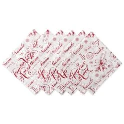 DII® Vintage Christmas Print Napkins, 6ct.