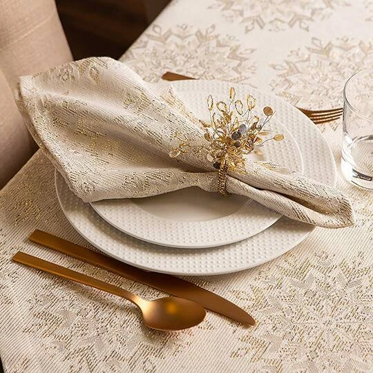 DII® Winter Sparkle Jacquard Napkins, 6ct. 9 DII® Winter Sparkle Jacquard Napkins, 6ct. - Image 7