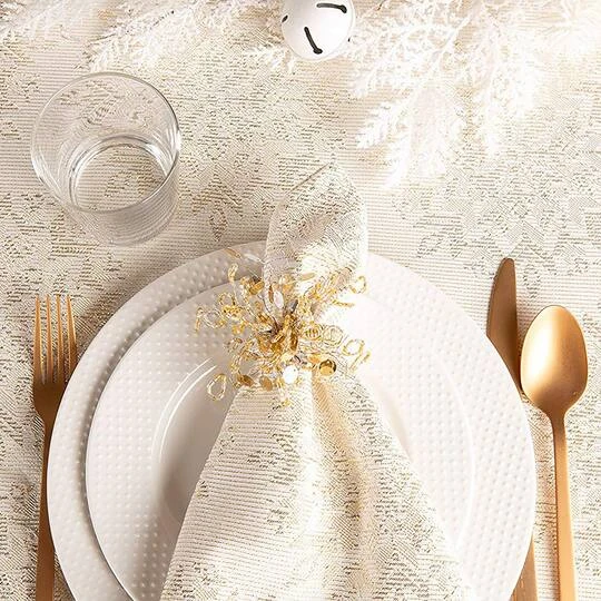 DII® Winter Sparkle Jacquard Napkins, 6ct. 10 DII® Winter Sparkle Jacquard Napkins, 6ct. - Image 8