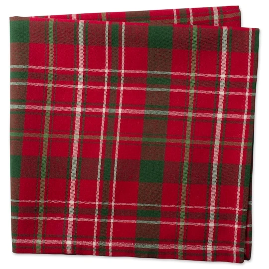 DII® Tartan Holly Plaid Napkin Set, 6ct. 10 DII® Tartan Holly Plaid Napkin Set, 6ct. - Image 8