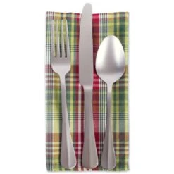 DII® Holly Jolly Plaid Napkin Set, 6ct. -Michaels X-Mas Decor D540015S 6