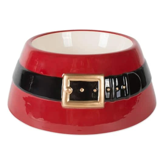DII® Santa Belt Pet Bowl 4 DII® Santa Belt Pet Bowl - Image 2