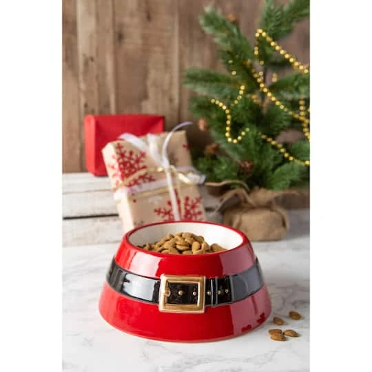 DII® Santa Belt Pet Bowl 7 DII® Santa Belt Pet Bowl - Image 5