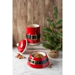 DII® Santa Belt Pet Bowl 13 DII® Santa Belt Pet Bowl -Michaels X-Mas Decor D540020S 5