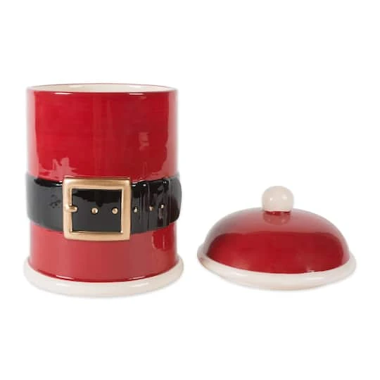 DII® 10" Santa Belt Pet Treat Canister 5 DII® 10" Santa Belt Pet Treat Canister - Image 3