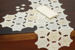 DII® Embroidered Snowflake Placemats, 4ct. 16 DII® Embroidered Snowflake Placemats, 4ct. -Michaels X-Mas Decor D540029S 3