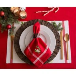 DII® Merry Christmas Print Placemats, 6ct. -Michaels X-Mas Decor D540030S 5