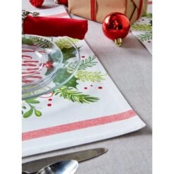 DII® Merry Christmas Print Placemats, 6ct. -Michaels X-Mas Decor D540030S 7