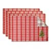 DII® Embellished Jolly Tree Placemats, 4ct. 2 DII® Embellished Jolly Tree Placemats, 4ct. -Michaels X-Mas Decor D540032S 1