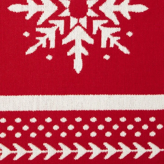 DII® Nordic Snowflake Stripe Jacquard Placemats, 4ct. 6 DII® Nordic Snowflake Stripe Jacquard Placemats, 4ct. - Image 4