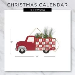 DII® Christmas Tree Truck Advent Calendar -Michaels X-Mas Decor D540035S 3