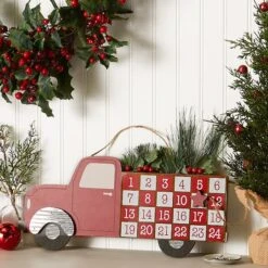DII® Christmas Tree Truck Advent Calendar -Michaels X-Mas Decor D540035S 8