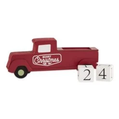 DII® Christmas Tree Truck Tabletop Block Calendar 13 DII® Christmas Tree Truck Tabletop Block Calendar -Michaels X-Mas Decor D540036S 2