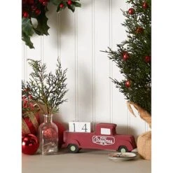 DII® Christmas Tree Truck Tabletop Block Calendar 17 DII® Christmas Tree Truck Tabletop Block Calendar -Michaels X-Mas Decor D540036S 6