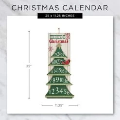 DII® Countdown To Christmas Tree Advent Calendar -Michaels X-Mas Decor D540037S 4