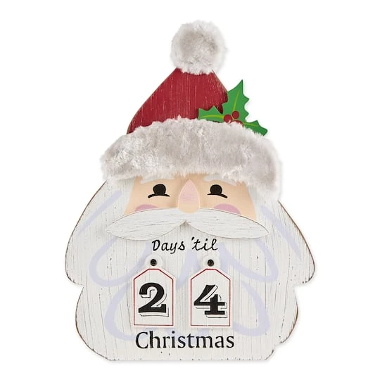 DII® Santa Head Days 'Til Christmas Advent Calendar 4 DII® Santa Head Days 'Til Christmas Advent Calendar - Image 2