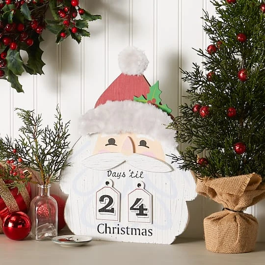 DII® Santa Head Days 'Til Christmas Advent Calendar 7 DII® Santa Head Days 'Til Christmas Advent Calendar - Image 5