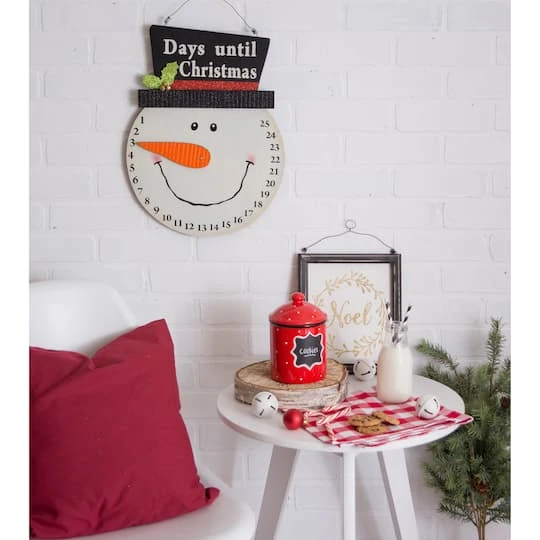 DII® Snowman Days Til Christmas Hanging Sign 5 DII® Snowman Days Til Christmas Hanging Sign - Image 3