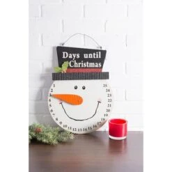 DII® Snowman Days Til Christmas Hanging Sign 11 DII® Snowman Days Til Christmas Hanging Sign -Michaels X-Mas Decor D540041S 3