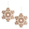 DII® Gold Hanging Foam Snowflake Set 1 DII® Gold Hanging Foam Snowflake Set -Michaels X-Mas Decor D540046S 1