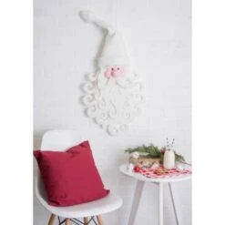 DII® Hanging Foam Santa With White Hat 9 DII® Hanging Foam Santa With White Hat -Michaels X-Mas Decor D540048S 3