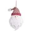 DII® Hanging Foam Santa With Plaid Hat -Michaels X-Mas Decor D540049S 1