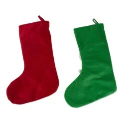 DII® Santa & Snowman Stocking Set -Michaels X-Mas Decor D540056S 2