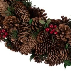 DII® Berry Pinecone Holiday Wreath -Michaels X-Mas Decor D540073S 4
